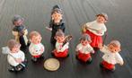 8 mooie vintage (kerkelijke) beeldjes, Spaans terracotta, Ophalen of Verzenden, Gebruikt