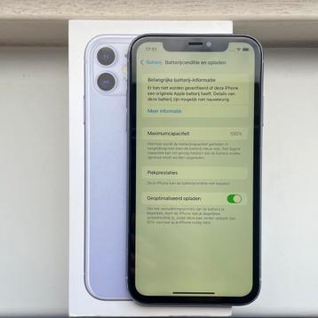 iPhone 11 128GB Paars | Face ID Defect beschikbaar voor biedingen