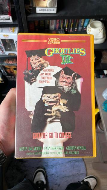 Ghoulies 3 ex rental vhs beschikbaar voor biedingen