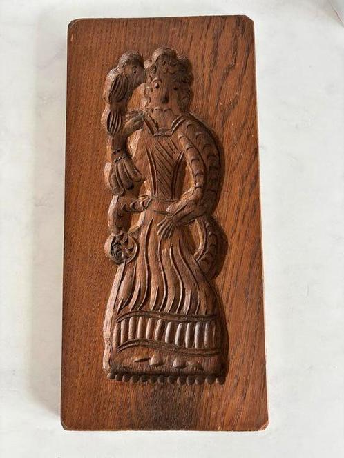 Antieke Speculaasplank - Houten Koekvorm, Antiek en Kunst, Antiek | Keukenbenodigdheden, Ophalen of Verzenden