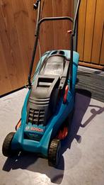 Bosch Rotak 34 Elektrische Grasmaaier, Tuin en Terras, Grasmaaiers, Ophalen, Gebruikt, Elektrische grasmaaier, Opvangbak