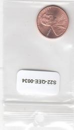 S22-QEE-0034-M50 United States 1 Cent UNC 2017 KM468 D, Postzegels en Munten, Munten | Amerika, Losse munt, Verzenden, Noord-Amerika
