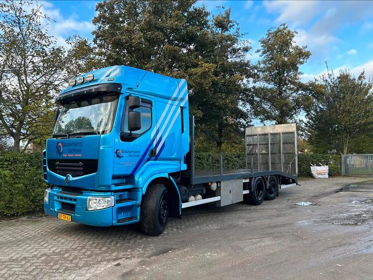 Renault Premium 370 6x2 oprijwagen full air! Lvm 16 ton, Auto's, Vrachtwagens, Particulier, Renault, Diesel, Automaat, Blauw, Ophalen
