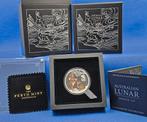 (9452) Australia LUNAR III RABBIT 2023 COLOR PROOF One Ounce, Ophalen of Verzenden, Setje, Zilver