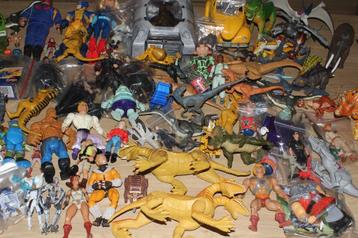 Groot Action Figure lot met vintage en moderne figuren beschikbaar voor biedingen