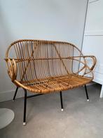 Rohe bankje rotan, Huis en Inrichting, Stoelen, Ophalen of Verzenden, Zo goed als nieuw, Bruin, Eén