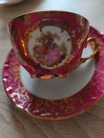 Barok Schaller Wiesau kop en schotel met 24k goud, Ophalen of Verzenden