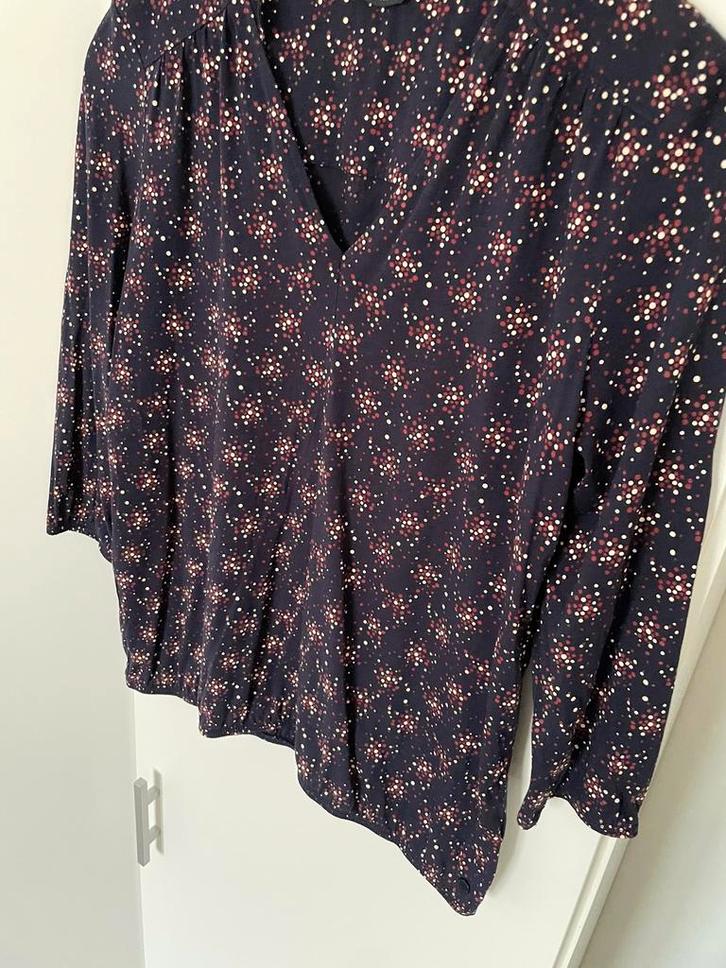 MARCO POLO , BLOUSE, DONKERBLAUW, MAAT M ZGAN, Kleding | Dames, Blouses en Tunieken, Zo goed als nieuw, Maat 38/40 (M), Blauw