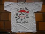 T-shirt	‘Ik ben Gek op Amsterdam’, Ophalen, Gedragen, Maat 56/58 (XL), Wit