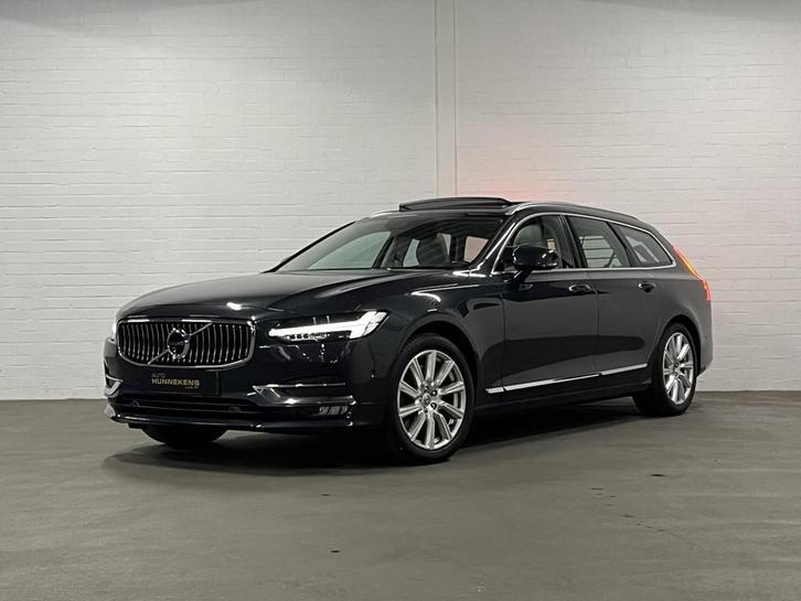 Volvo V90 2.0 T5 Inscription | Open dak | Trekhaak | Massage, Auto's, Volvo, Bedrijf, Te koop, V90, 360° camera, ABS, Achteruitrijcamera