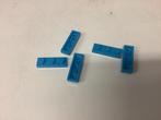 Lego plaat 1x3 azuurblauw, Ophalen of Verzenden, Gebruikt, Losse stenen, Lego