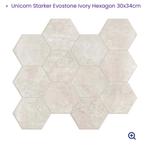 Unicom Starker Evostone Ivory Hexagon, Ophalen, Nieuw, Minder dan 20 cm, Minder dan 5 m²