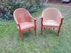 Gratis rieten stoelen, Tuin en Terras, Ophalen, Zo goed als nieuw, Rotan
