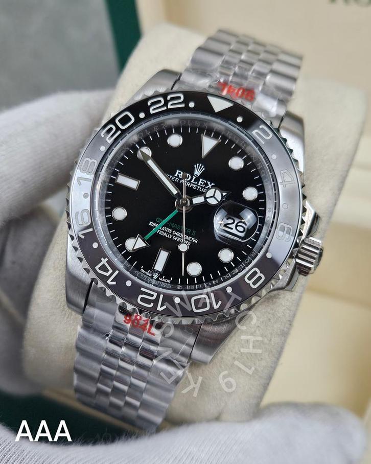 Rolex horloge Submariner GMT Master-II 2813, Sieraden, Tassen en Uiterlijk, Horloges | Heren, Zo goed als nieuw, Rolex, Staal