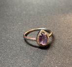 Zinzi Ring Amethist Paars 18mm, Sieraden, Tassen en Uiterlijk, Ringen, Ophalen of Verzenden, Zo goed als nieuw, 17 tot 18, Dame