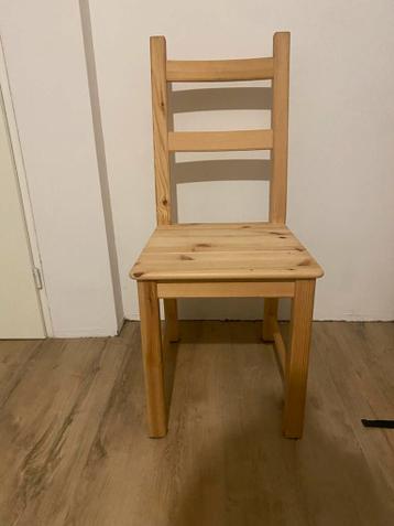 Ikea Ivar stoel - onbewerkt hout, De Baarsjes - afbeelding 1