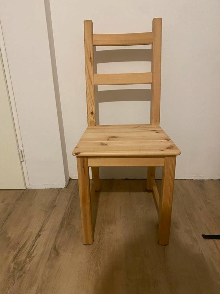 Ikea Ivar stoel - onbewerkt hout, De Baarsjes, Huis en Inrichting, Stoelen, Zo goed als nieuw, Eén, Hout, Bruin, Ophalen