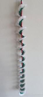 Gehaakte wind spinner Rood/Groen/Wit, Ophalen of Verzenden, Nieuw, Haken, Overige typen