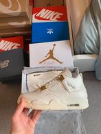 Jordan 4 metallic gold, Nieuw, Jordan, Ophalen of Verzenden, Wit