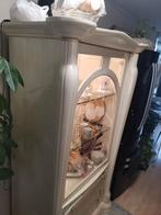 Grote Ladekast/Vitrinekast - Schiedam, Gebruikt, 100 tot 150 cm, Klassiek, Ophalen of Verzenden