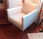 Gratis:Bert plantagie fauteuil, creme/off white lee, Huis en Inrichting, Fauteuils, Ophalen, Gebruikt, 50 tot 75 cm, Leer