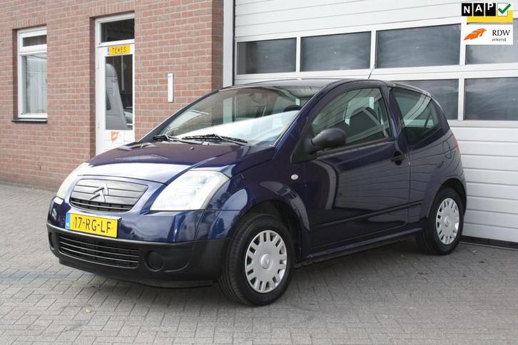 Citroen C2 1.1i Furio Airco, Nieuwe Apk, Nap Distributie 202, Auto's, Citroën, Bedrijf, Te koop, C2, ABS, Airbags, Airconditioning