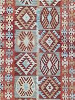 Handgeknoopt Afghaans wol Kelim tapijt loper 81x292cm, Huis en Inrichting, Stoffering | Tapijten en Kleden, 200 cm of meer, 50 tot 100 cm