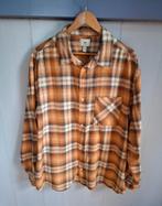 Oranje/Wit geruit "H&M" heren overhemd. Mt.L., Kleding | Heren, Overhemden, Oranje, Ophalen of Verzenden, Zo goed als nieuw, Halswijdte 41/42 (L)