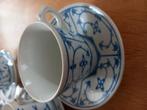 6 hemels blauwe kop en schotels, Antiek en Kunst, Antiek | Porselein, Ophalen