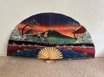 Decoratieve handgeschilderde waaier, Ophalen of Verzenden