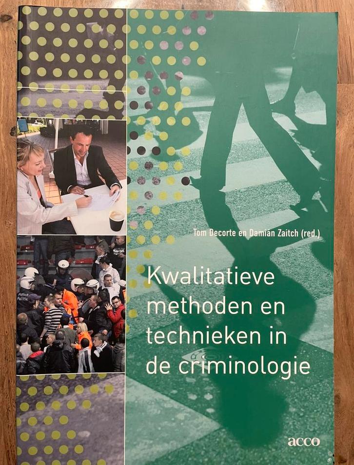 Kwalitatieve methoden en technieken in de criminologie, Boeken, Studieboeken en Cursussen, Zo goed als nieuw, WO, Gamma, Ophalen of Verzenden