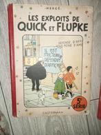 1e druk Franstalig Quick et Flupke - Hergé - 5e Serie, Eén stripboek, Ophalen of Verzenden, Gelezen, Hergé