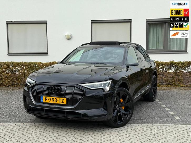 Audi E-tron 55 quattro advanced S-Line Plus B&O Virtual Mirr, Auto's, Audi, Bedrijf, Te koop, e-tron, 360° camera, ABS, Achteruitrijcamera