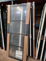 93x231,5cm binnendeur opdek R staallook zwart NDB900 SD8, 80 tot 100 cm, Binnendeur, Nieuw, Svedex