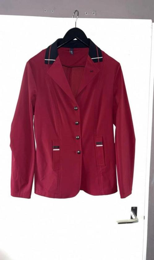 Nieuwe rode rijjas / wedstrijdjasje – Dames, Dieren en Toebehoren, Paardrijkleding, Nieuw, Dames, Bovenkleding, Dressuur, Verzenden