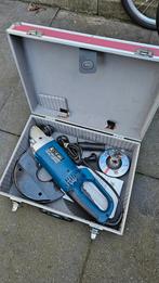 Grote slijptol met koffer en slijpschijven, Doe-het-zelf en Verbouw, Gereedschap | Slijpmachines, Ophalen of Verzenden, Zo goed als nieuw