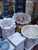 Vogelbad van beton gietijzer brons graniet ijzer Ook op poot, Ophalen