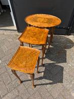 Geweldige 3-delige mimiset klassiek, Ophalen, Rond, Hout, Minder dan 55 cm