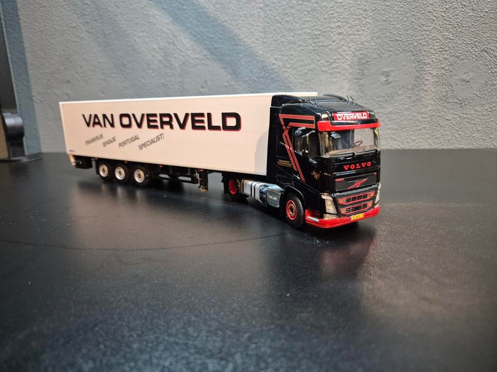 Volvo FH4 Van Overveld Boxtrailer - Gedetailleerd Model, Ophalen of Verzenden