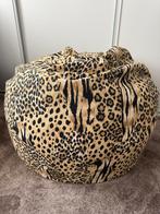 Grote Zitzak met Luipaardprint, Ophalen, Zo goed als nieuw, Bruin, Zitzak