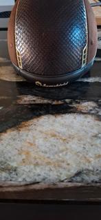 Samshield, croco, swarovski, L/57. Bruin, Dieren en Toebehoren, Ophalen of Verzenden, Zo goed als nieuw, Dressuur