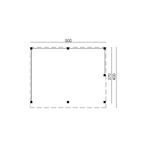 AANBIEDING Douglas overkapping 500x370cm, Ophalen of Verzenden, Nieuw, Veranda