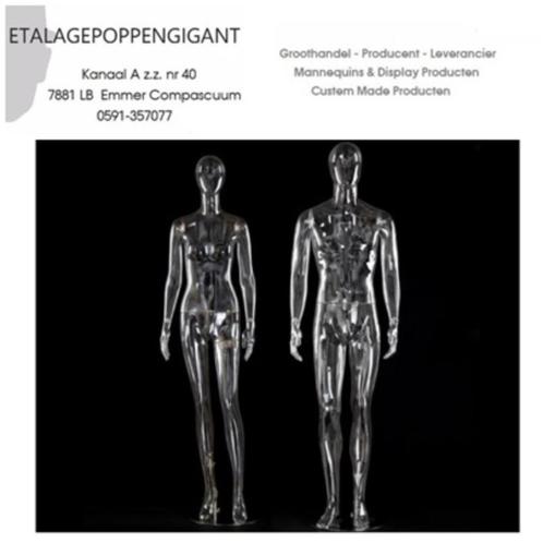Etalagepoppen / Mannequins Collectie Transparant EPG, Kleding | Heren, Sportkleding, Nieuw, Overige typen, Maat 48/50 (M), Ophalen of Verzenden