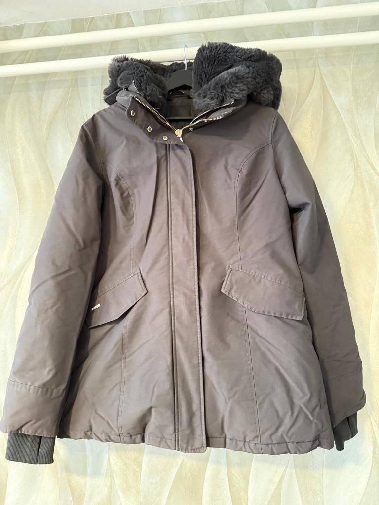 Airforce parka dames grey mt L, Airforce, Maat 42/44 (L), Ophalen of Verzenden, Grijs
