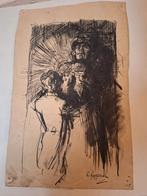 Inkttekening C. Koppenol, Ophalen of Verzenden