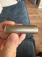 Vintage Schrader Bandenmeter 1920s met Lederen Etui, Auto diversen, Ophalen of Verzenden, Gebruikt