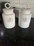 2 Riviera Maison craquele potten, Huis en Inrichting, Woonaccessoires | Overige, Ophalen, Zo goed als nieuw