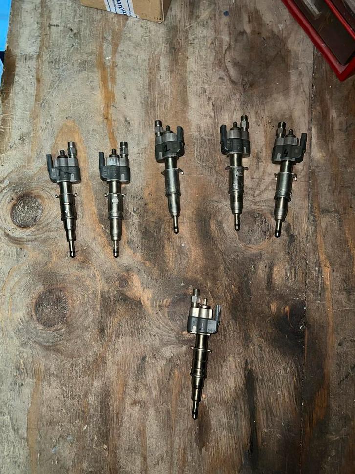 BMW N53/N43 Injectoren - 4x Index 2, 1x Index 7, 1x Index 11, Auto-onderdelen, Brandstofsystemen, BMW, Gebruikt, Ophalen of Verzenden