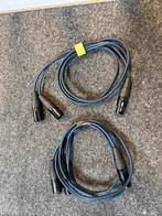 2 x XLR Insertie kabels, Ophalen of Verzenden, Gebruikt, Microfoon