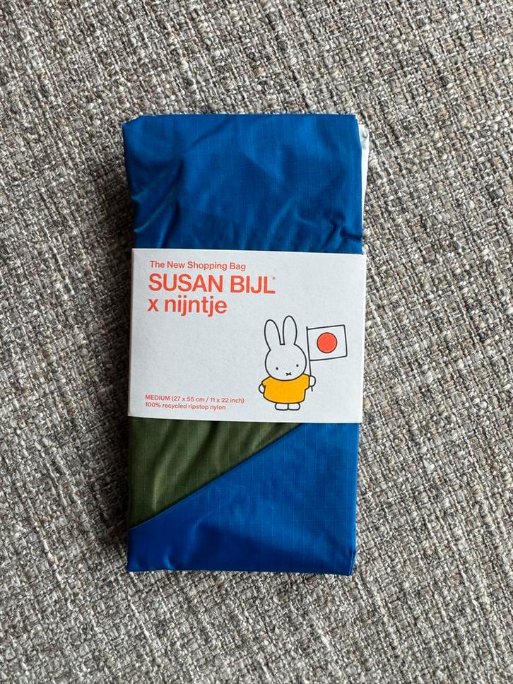 SUSAN BIJL X nijntje Shopper - Limited Edition!, Sieraden, Tassen en Uiterlijk, Tassen | Damestassen, Nieuw, Shopper, Blauw, Ophalen